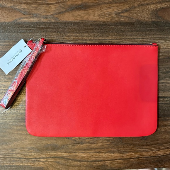 Banana Republic Handbags - NWT Banana Republic Red Clutch Pochette